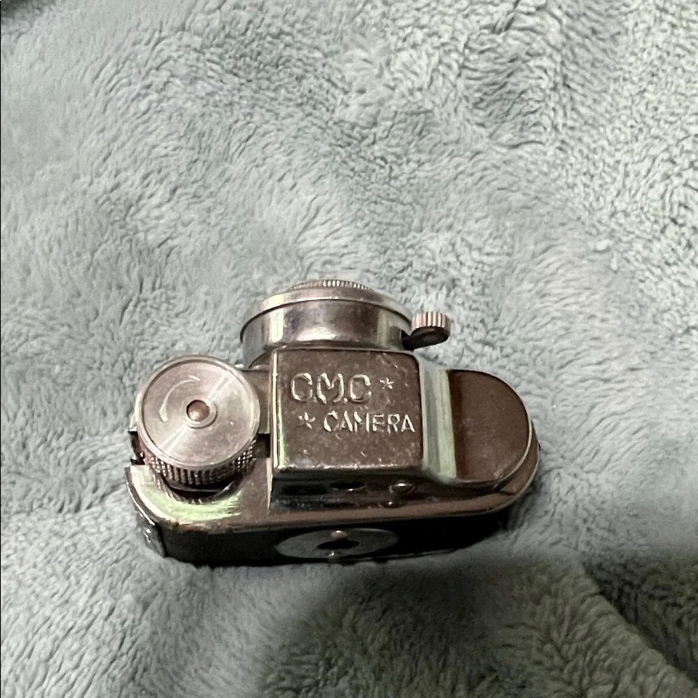 Vintage CMC Black and Silver Miniature Spy Camera